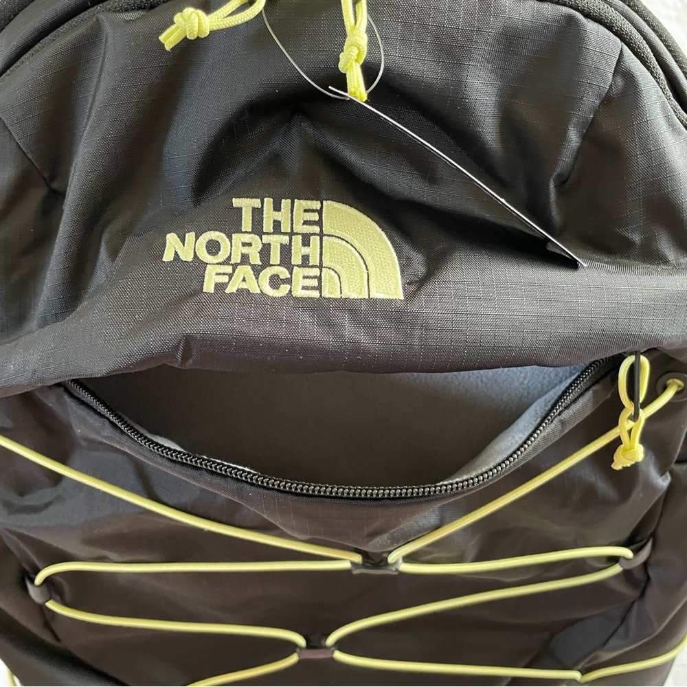 The North Face Borealis Backpack in Black with Yellow Accents - Picture 6 of 7
